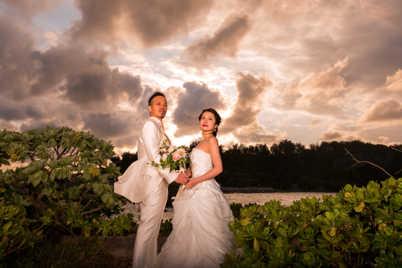 お客様の撮影レポート【おんなそんビーチフォトアルバムパッケージ】★結婚記念