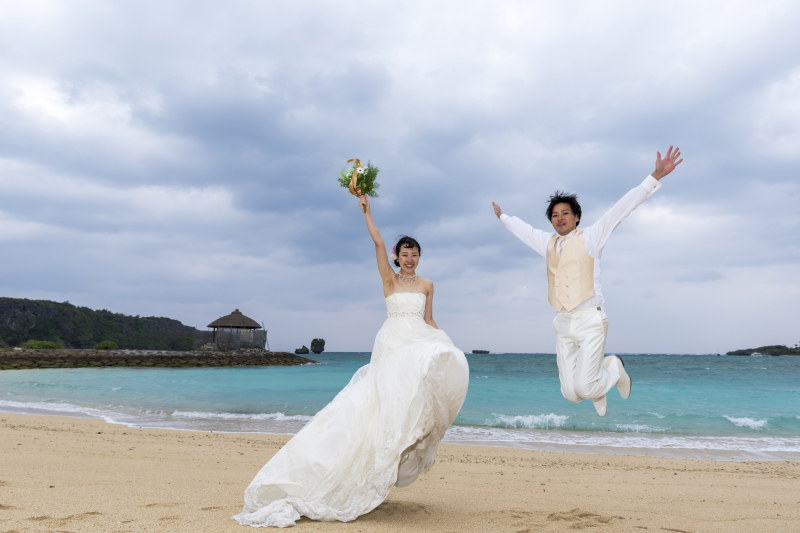 お客様の撮影レポート【おんなそんビーチフォトアルバムパッケージ】★冬の風の強い日