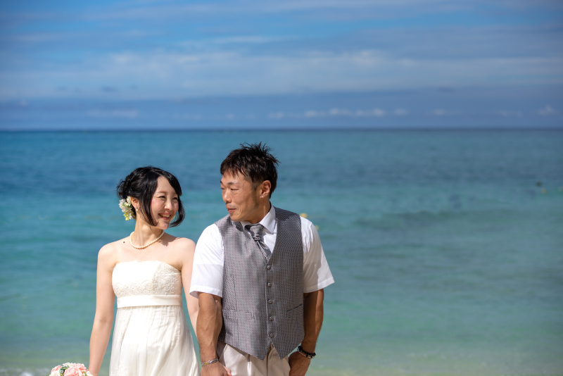 お客様の撮影レポート【ムーンビーチプレミアムフォトプラン】★結婚記念