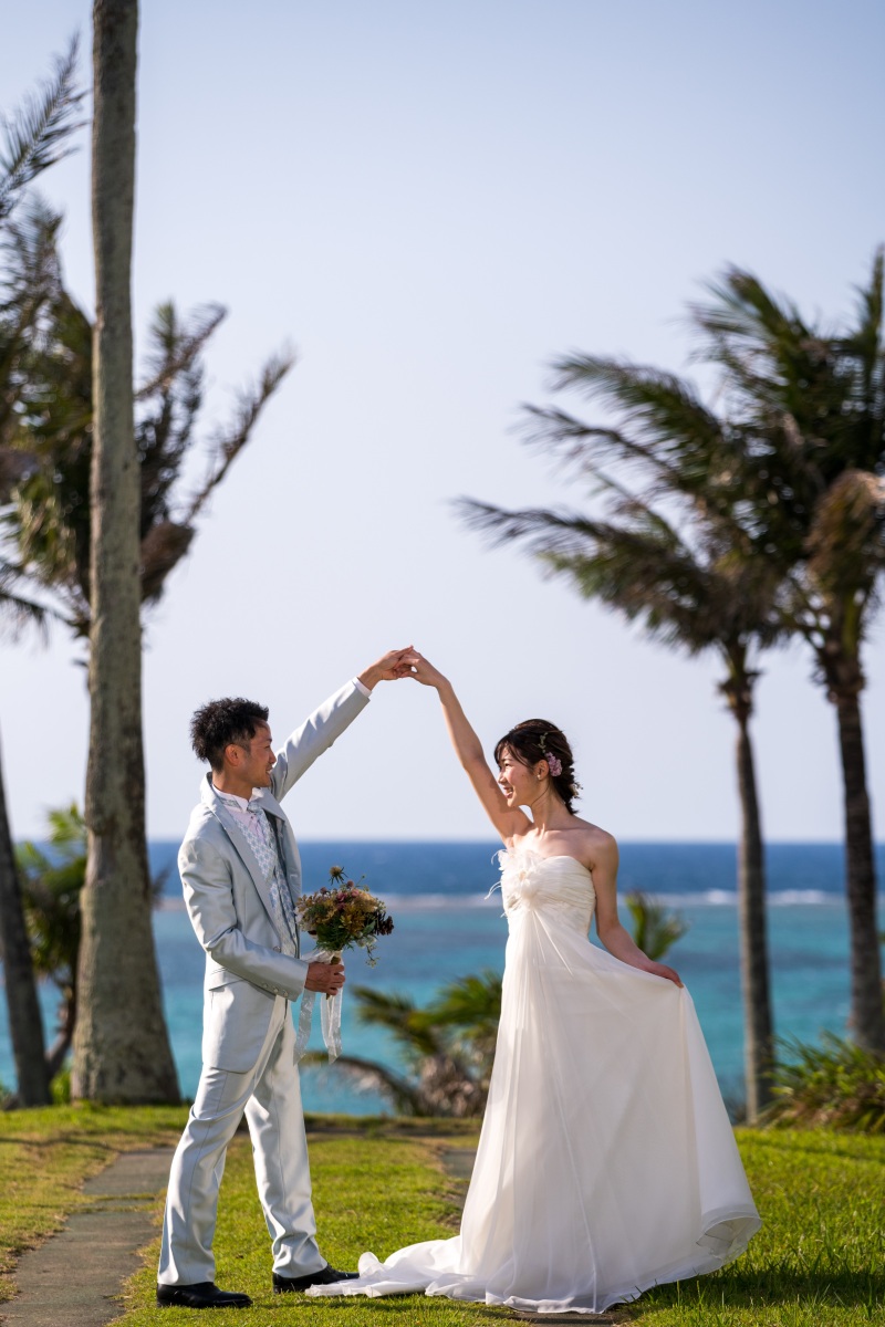お客様の撮影レポート【ムーンビーチ＆チャペルプレミアムフォトプラン】★結婚記念