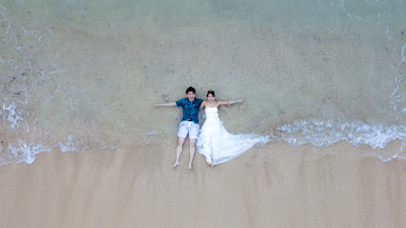 お客様の撮影レポート【おんなそんビーチフォトプラン】★ウォーターショット