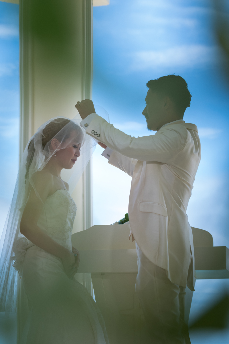 「結婚式のようなチャペルセレモニーフォト」★リザンシーパーク編