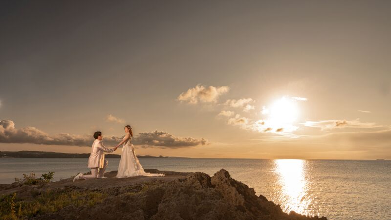 「まるで結婚式のようなチャペルセレモニーフォト」★ムーンビーチ編★
