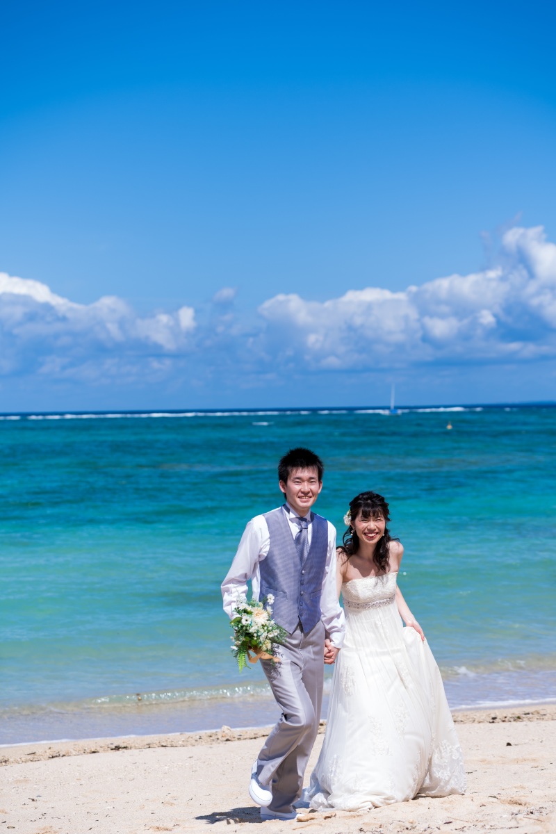 お客様の撮影レポート【おんなそんビーチフォトアルバムパッケージ】★結婚記念