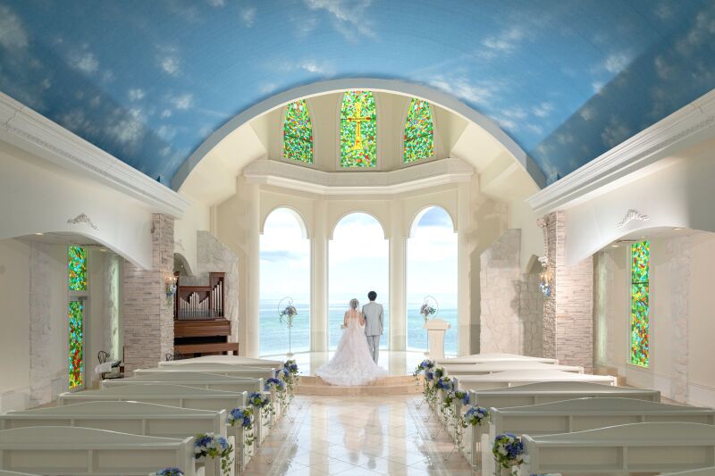 「まるで結婚式のようなチャペルセレモニーフォト」★リザンシーパーク編★