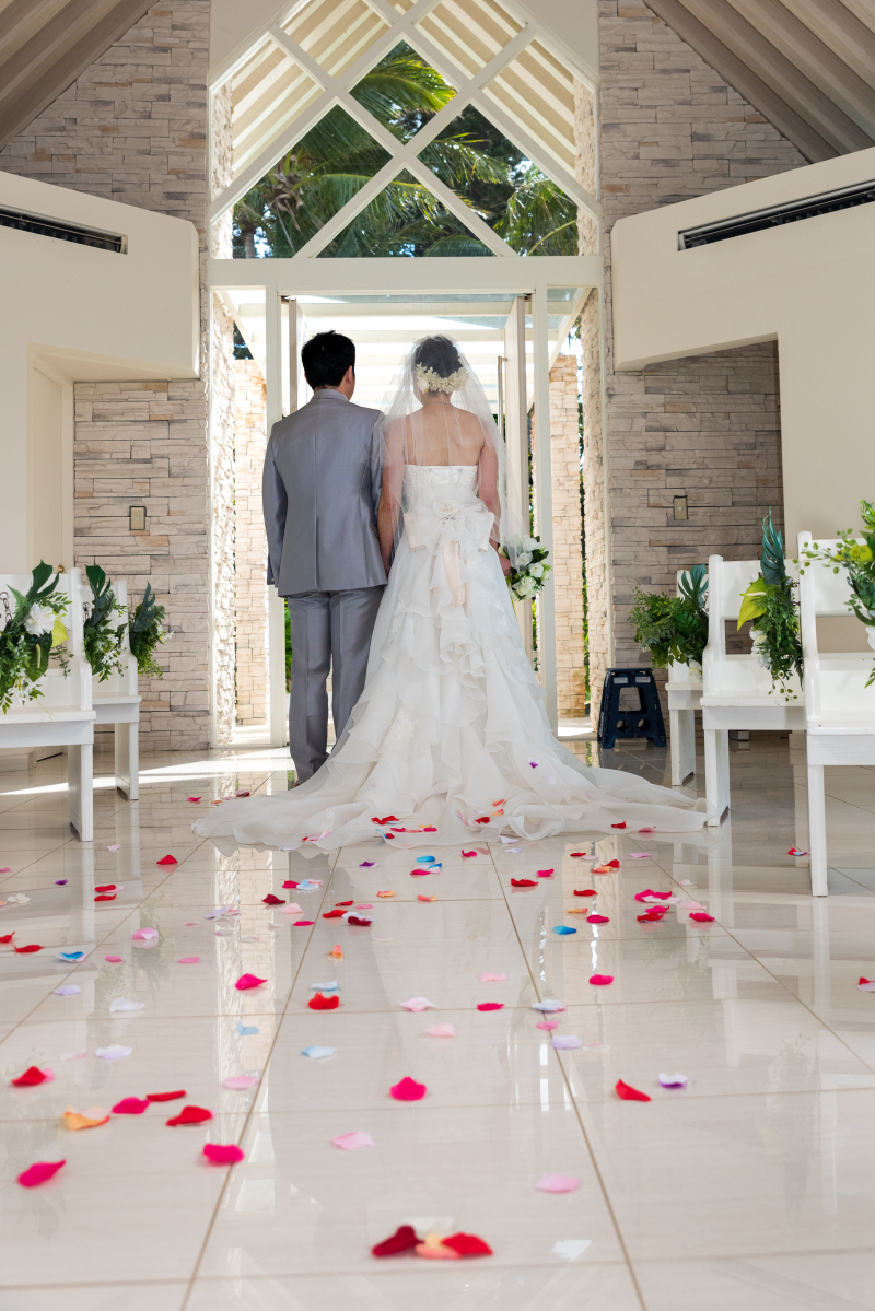 結婚式の代わりの記念に「チャペルセレモニーフォト」⑥
