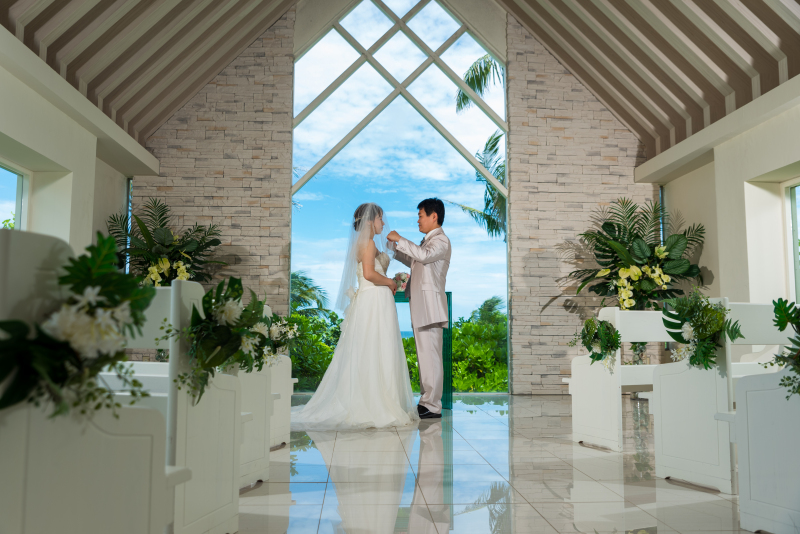 お客様の撮影レポート【ムーンビーチ＆チャペルプレミアムフォト】★結婚記念