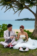 お客様の撮影レポート【おんなそんビーチフォトアルバムパッケージ】★小雨模様