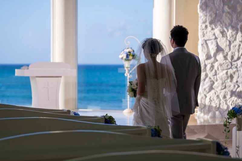 結婚式の代わりの記念に「チャペルセレモニーフォト」①