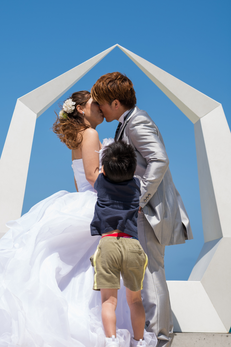 お客様の撮影レポート【おんなそんビーチフォトアルバムパッケージ】★お子様同伴