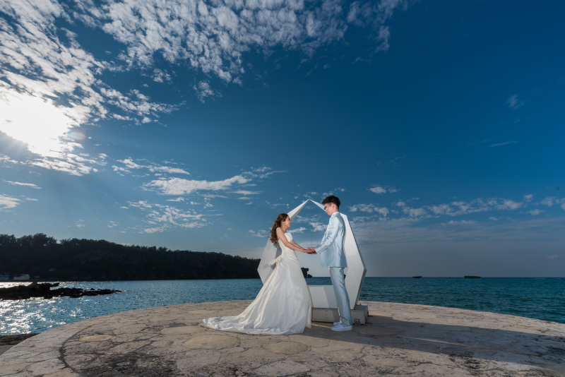 お客様の撮影レポート【おんなそんビーチフォトアルバムパッケージ】★結婚記念