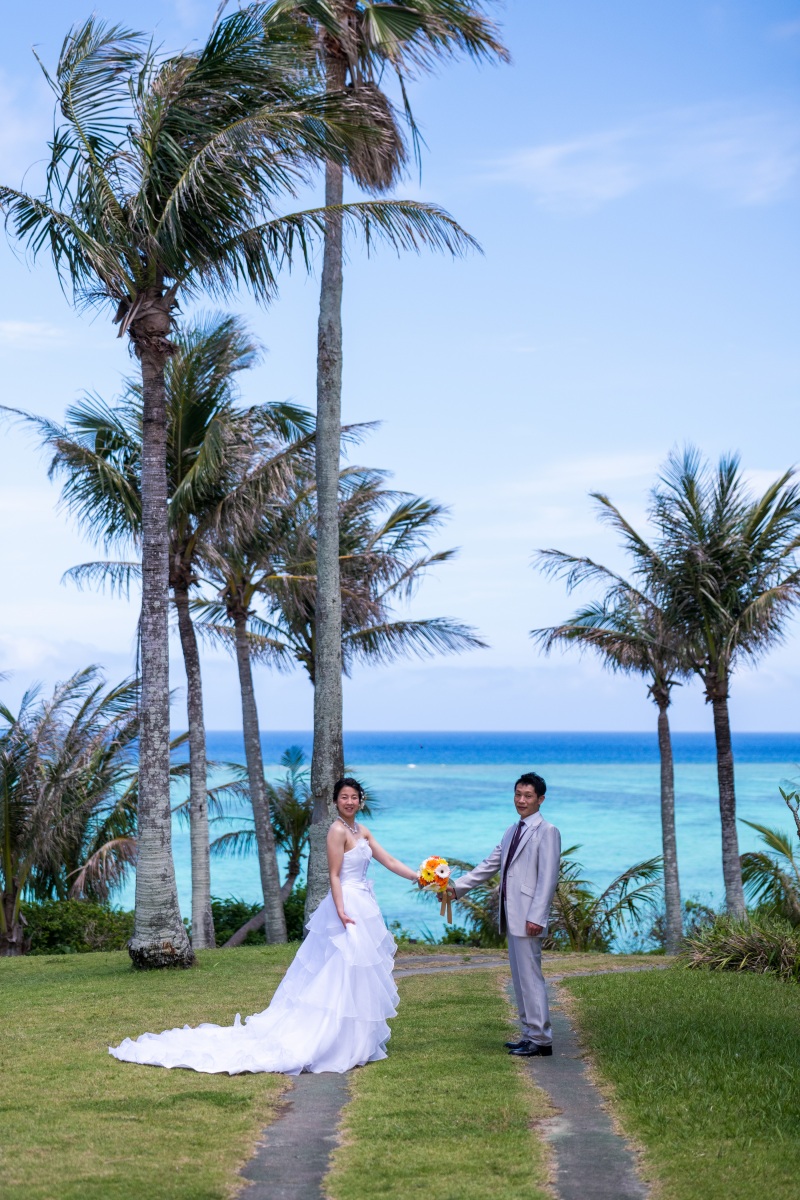 お客様の撮影レポート【ムーンビーチ&チャペルプレミアムフォトプラン】★結婚記念