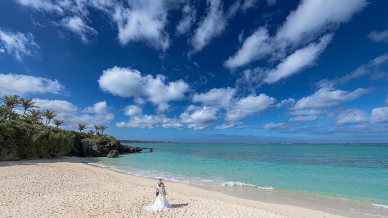 「まるで結婚式のようなチャペルセレモニーフォト」★ムーンビーチ編★