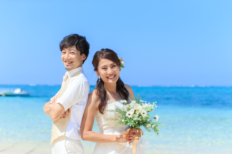 お客様の撮影レポート【ムーンビーチ＆チャペルプレミアムフォトプラン】ご家族同行