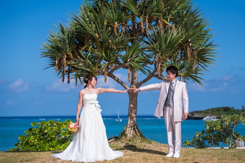 お客様の撮影レポート【おんなそんビーチフォトアルバムパッケージ】★結婚記念