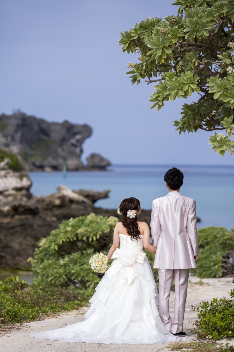 お客様の撮影レポート【おんなそんビーチフォト アルバムパッケージ】★ご結婚記念
