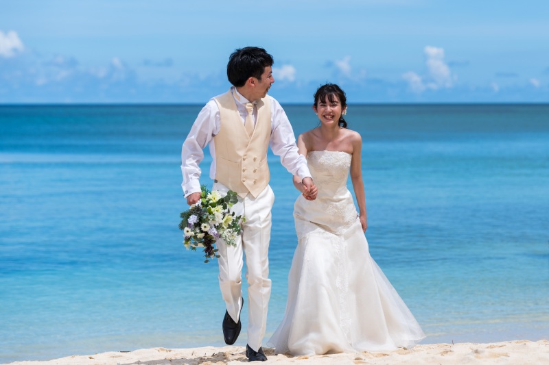 お客様の撮影レポート【ムーンビーチ＆チャペルプレミアムフォト】★結婚写真