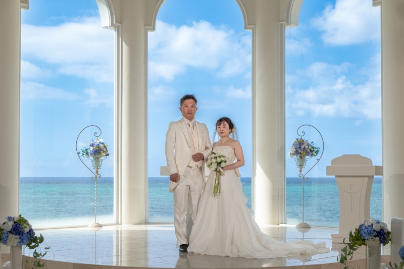 「まるで結婚式のようなチャペルセレモニーフォト」★リザンシーパーク編★