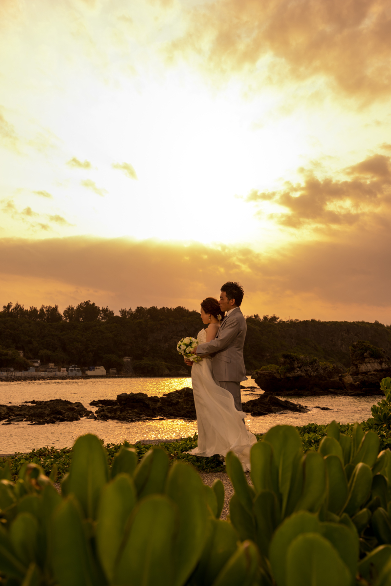 お客様の撮影レポート【おんなそんビーチフォト アルバムパッケージ】★ご結婚記念
