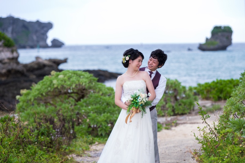 お客様の撮影レポート【おんなそんビーチフォトアルバムパッケージ】★結婚記念