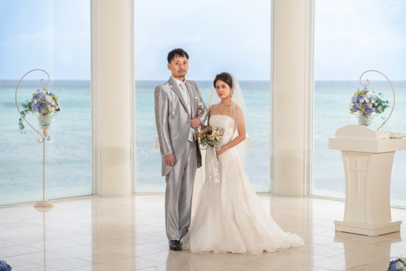 「まるで結婚式のようなチャペルセレモニーフォト」★リザンシーパーク編★