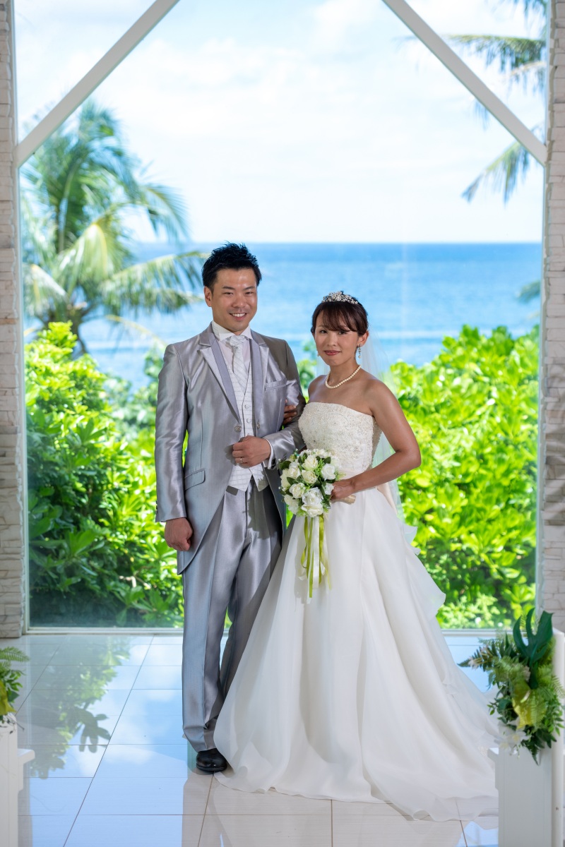 結婚式の代わりに「チャペルセレモニーフォト」★ムーンビーチ編