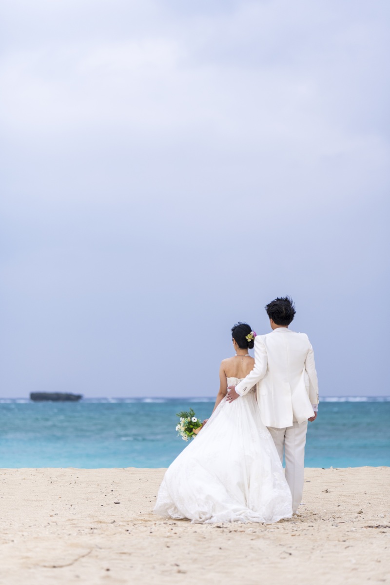 お客様の撮影レポート【おんなそんビーチフォトアルバムパッケージ】★冬の風の強い日