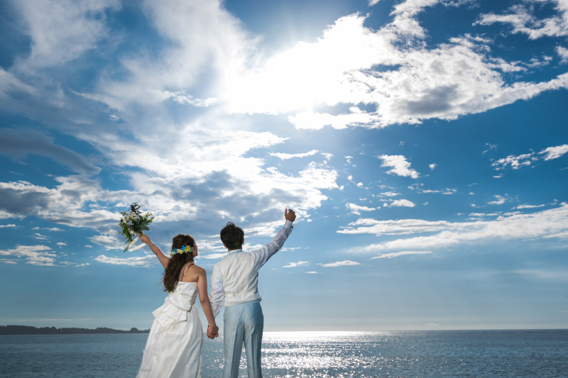 お客様の撮影レポート【ムーンビーチプレミアム アルバムパッケージ】★結婚記念