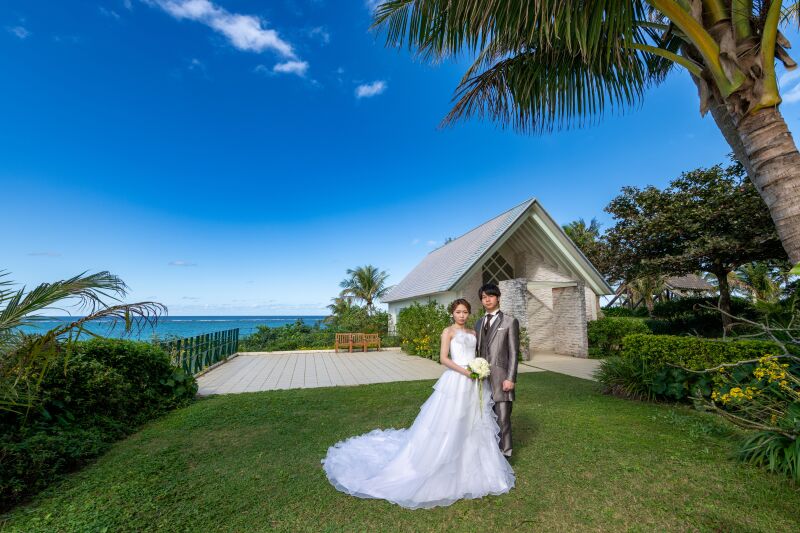 12&1月早割99,880円【安心の衣裳追加料金なし!チャペル&ビーチプラン】