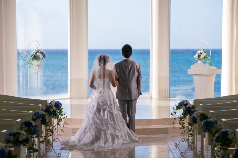 結婚式の代わりの記念に「チャペルセレモニーフォト」①