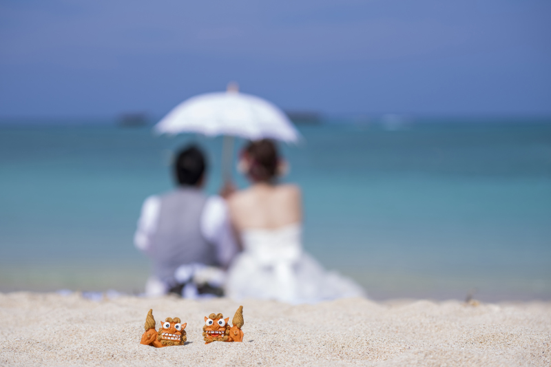 お客様の撮影レポート【おんなそんビーチフォト アルバムパッケージ】★ご結婚記念