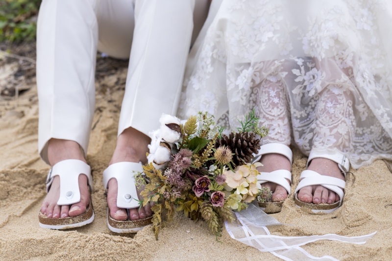 お客様の撮影レポート【おんなそんビーチフォトアルバムパッケージ】★冬の曇り空