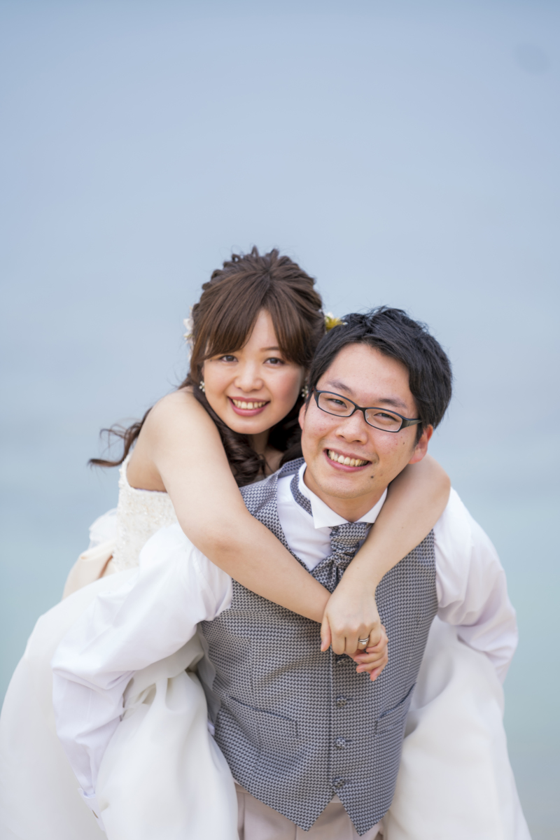 お客様の撮影レポート【おんなそんビーチフォト アルバムパッケージ】★ご結婚記念