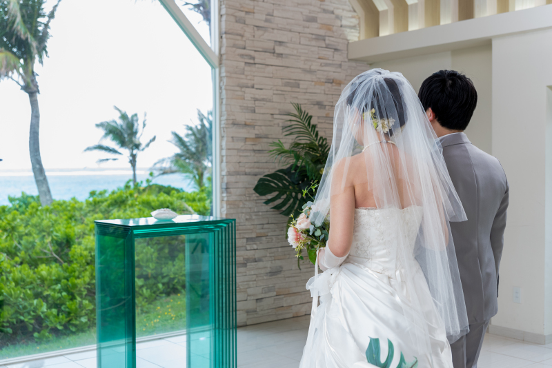 お客様の撮影レポート【ムーンビーチ＆チャペルプレミアムフォトプラン】★結婚記念
