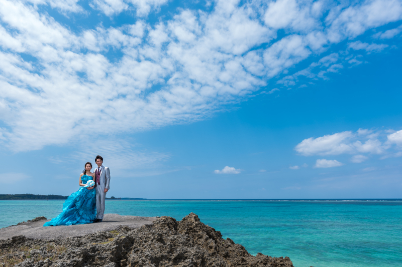 お客様の撮影レポート【ムーンビーチ＆チャペルプレミアムフォト】★ドレスチェンジ