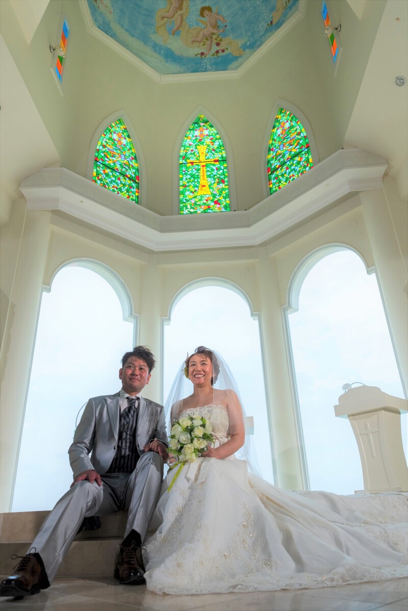 お客様の撮影レポート【リザンシーパーク＆チャペルプレミアムフォト】★ドローン撮影