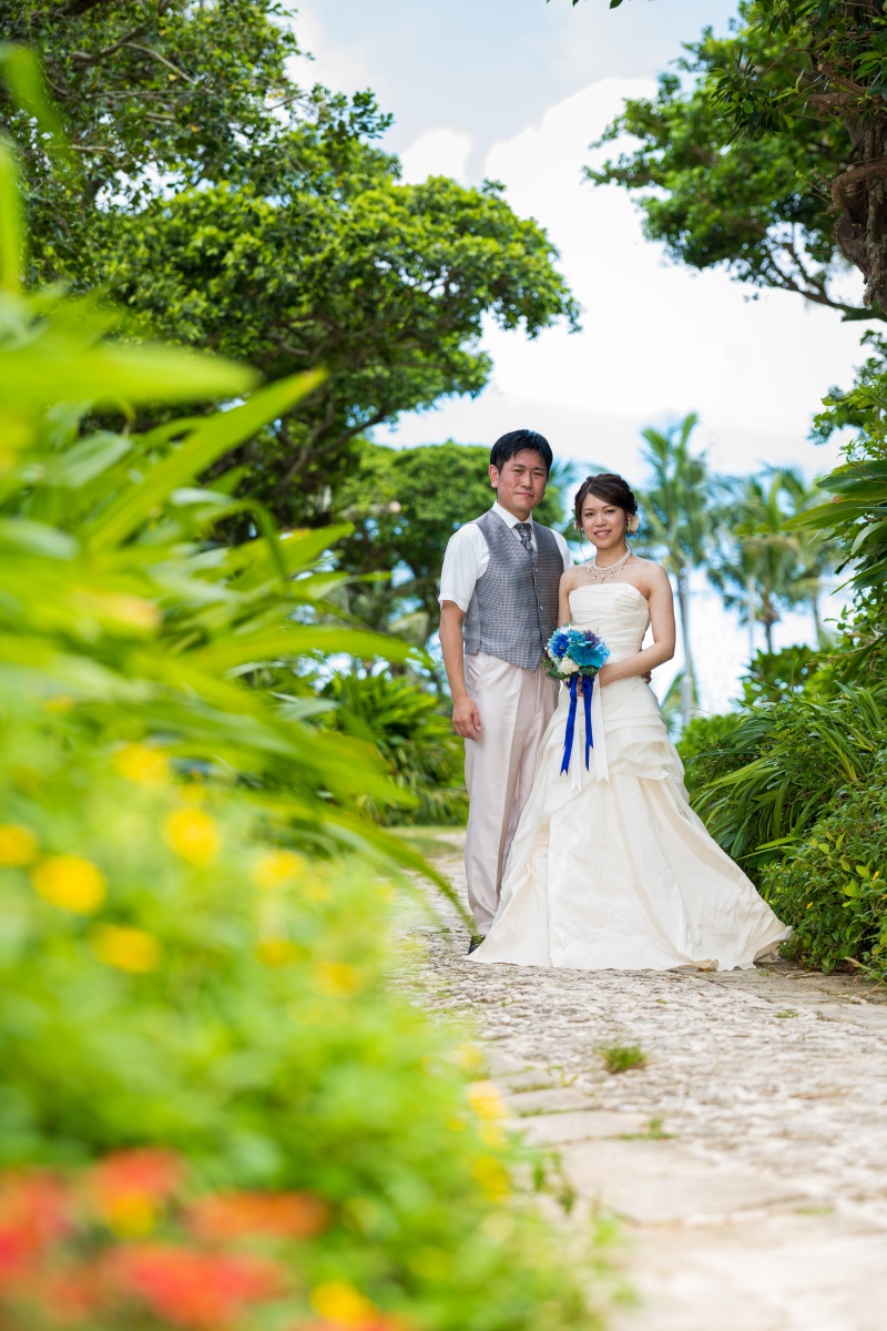 お客様の撮影レポート【ムーンビーチ&チャペルプレミアムフォト】★結婚記念