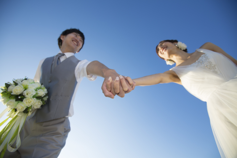 お客様の撮影レポート【おんなそんビーチフォトプラン】★結婚記念