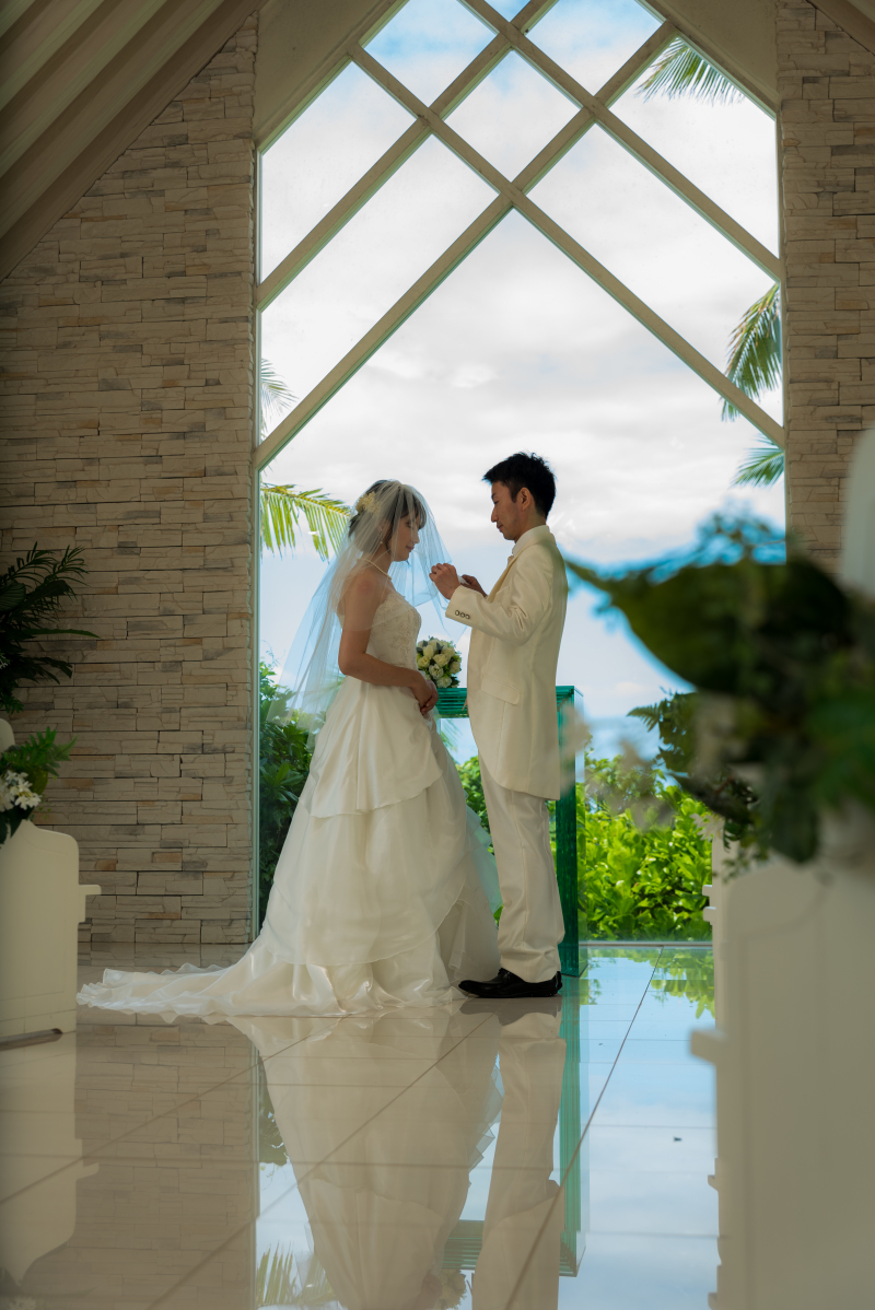 おすすめ！「結婚式のように 感動のチャペルセレモニーフォト」③