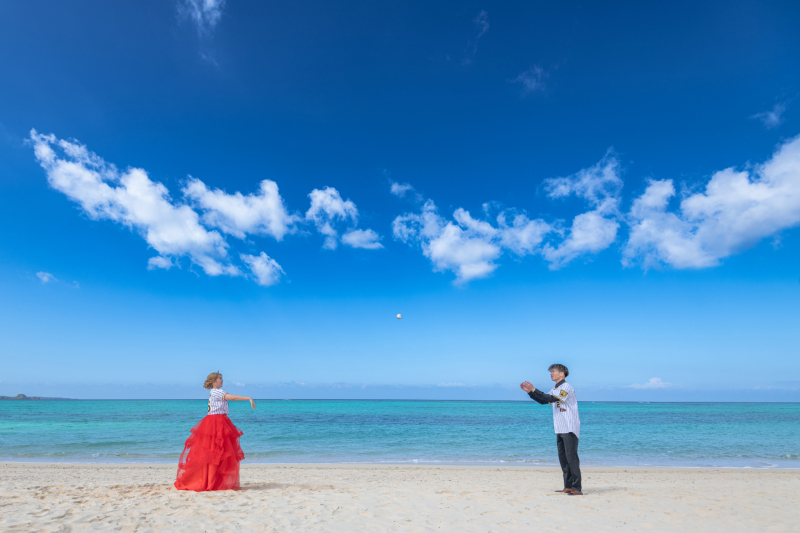 恩納村の素晴らしいロケーションを満喫!スタジオムーン【ドローン撮影】