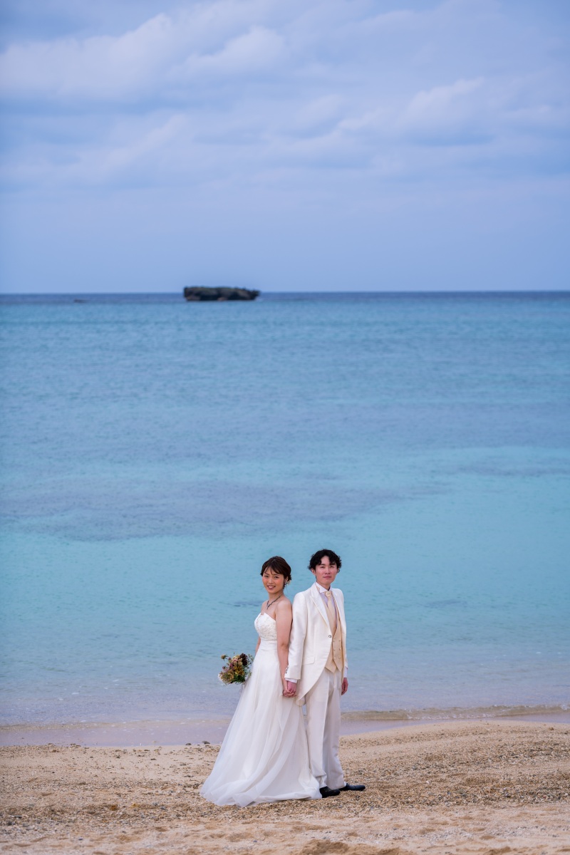 お客様の撮影レポート【おんなそんビーチフォトアルバムパッケージ】★結婚記念