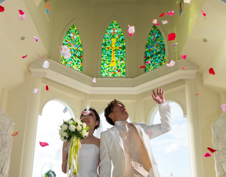 結婚式の代わりに「チャペルセレモニーフォト」★リザンシーパーク編
