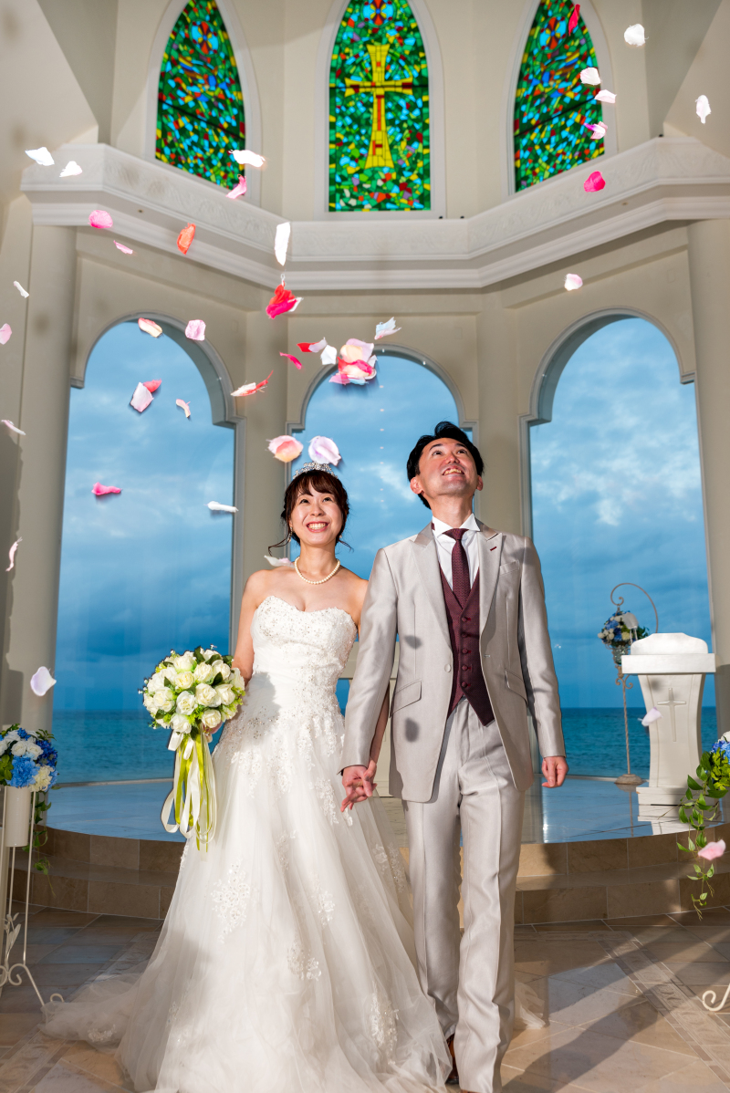 お客様の撮影レポート【リザンシーパーク&チャペルプレミアムフォト】★衣裳チェンジ