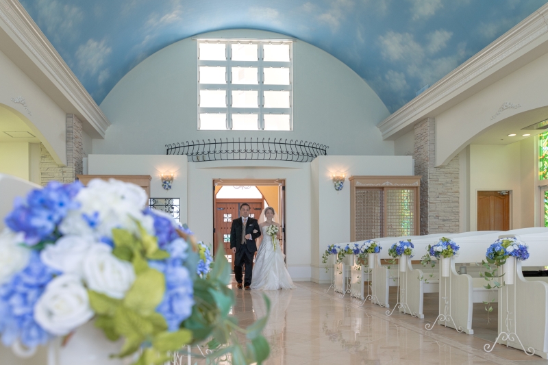 「まるで結婚式のようなチャペルセレモニーフォト」★リザンシーパーク編★