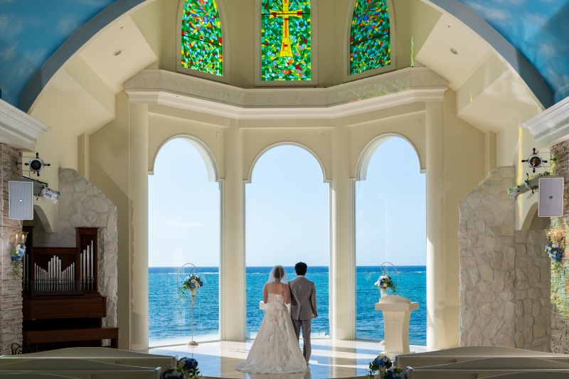 結婚式の代わりに「チャペルセレモニーフォト」★リザンシーパーク編