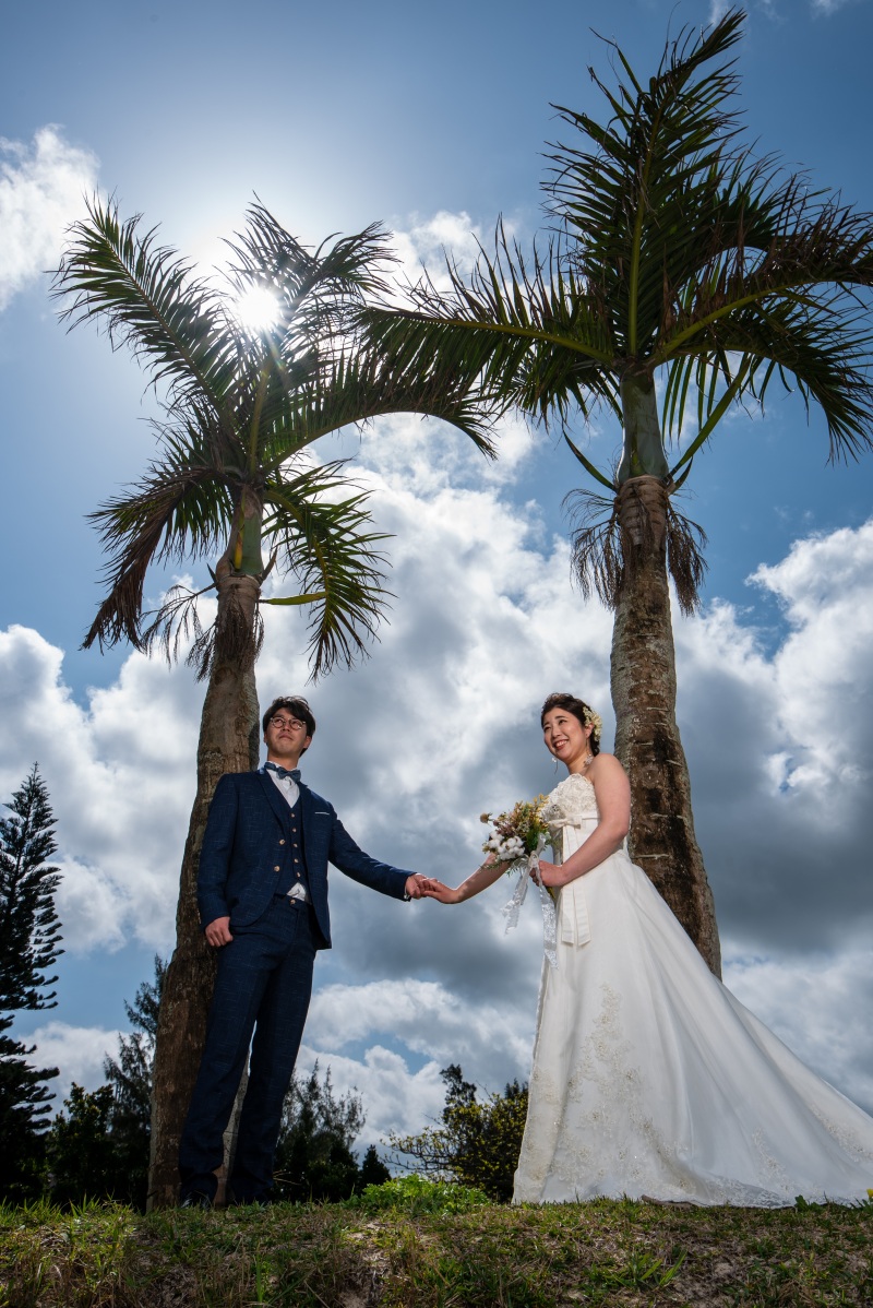 お客様の撮影レポート【おんなそんビーチフォトアルバムパッケージ】★結婚記念