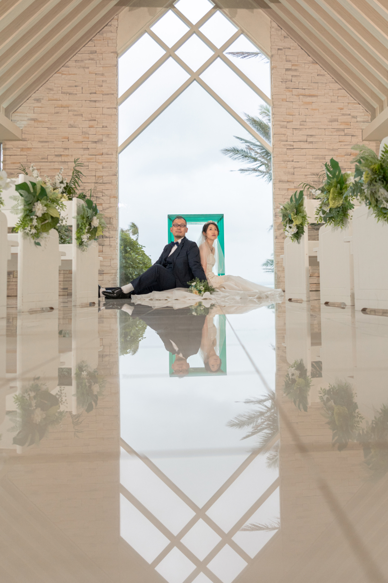 12&1月得割99,880円【安心の衣裳追加料金なし!チャペル&ビーチプラン】