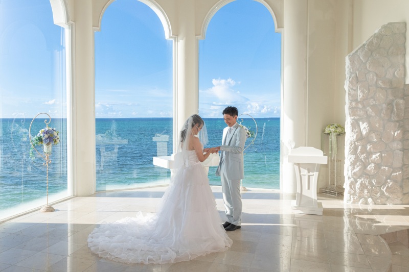 3月まで延長！【結婚式のようなチャペル＆ビーチプラン 125,000円】