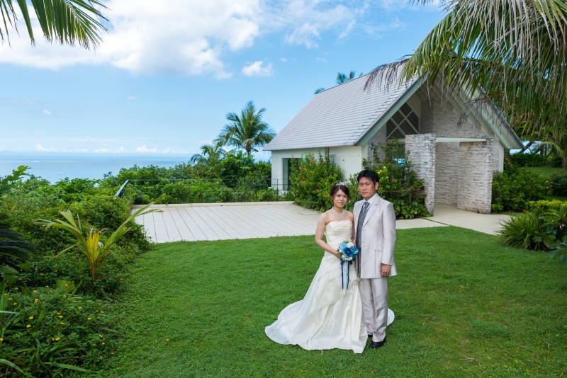 お客様の撮影レポート【ムーンビーチ&チャペルプレミアムフォト】★結婚記念