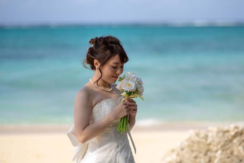 お客様の撮影レポート【ムーンビーチプレミアムフォトプラン】★前撮り